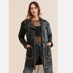 Colin LoCascio Bernie Studded Coat Size Small MSRP: $420